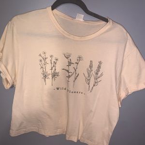 Flower crop top